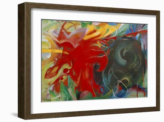 Fighting forms-Franz Marc-Framed Giclee Print