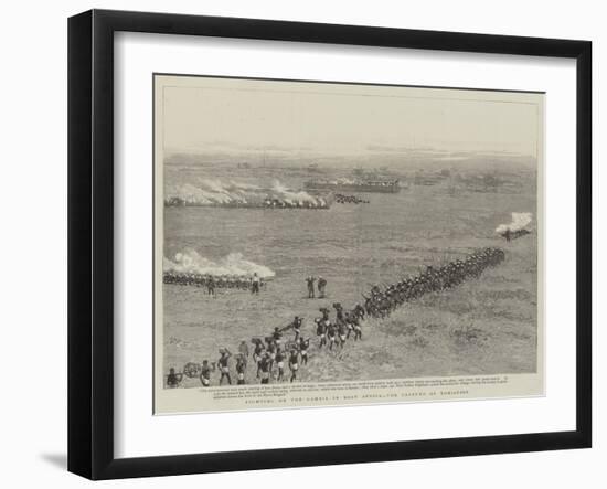 Fighting on the Gambia in West Africa, the Capture of Toniataba-null-Framed Giclee Print