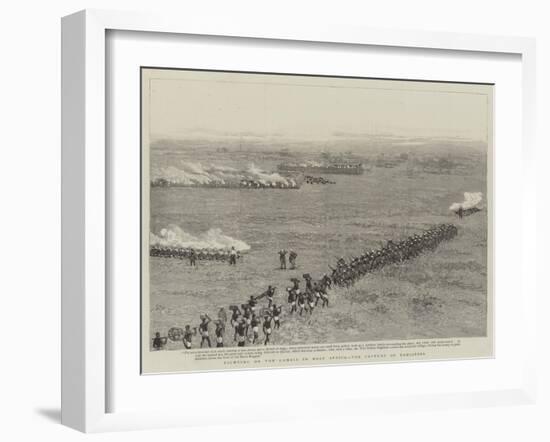 Fighting on the Gambia in West Africa, the Capture of Toniataba-null-Framed Giclee Print