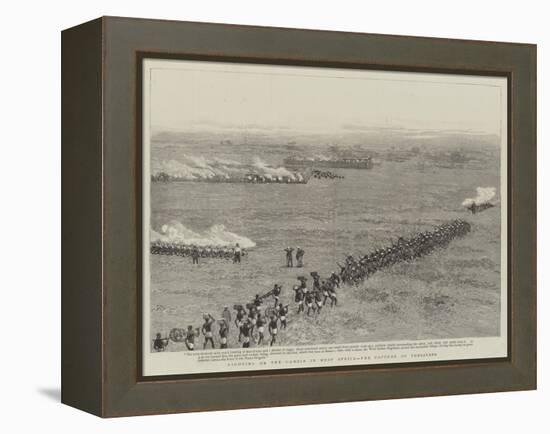 Fighting on the Gambia in West Africa, the Capture of Toniataba-null-Framed Premier Image Canvas