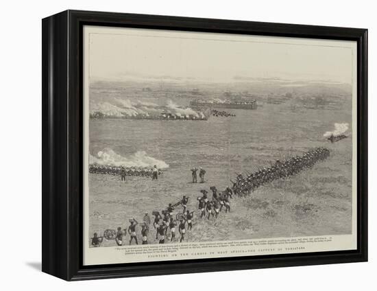 Fighting on the Gambia in West Africa, the Capture of Toniataba-null-Framed Premier Image Canvas