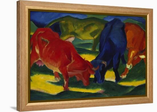 Fighting Oxen, 1911-Franz Marc-Framed Premier Image Canvas