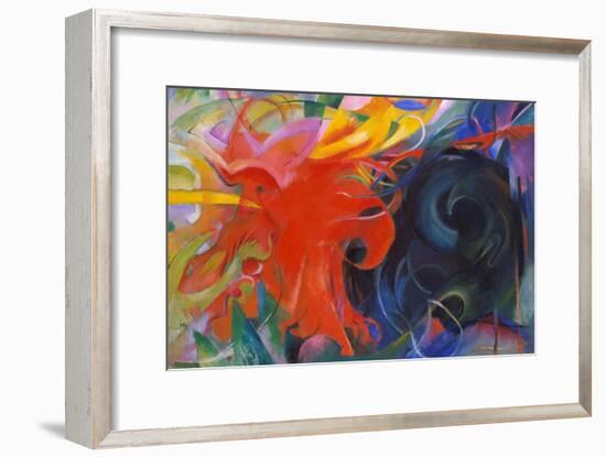 Fighting Shapes, 1914-Franz Marc-Framed Giclee Print