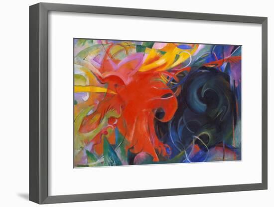 Fighting Shapes, 1914-Franz Marc-Framed Giclee Print