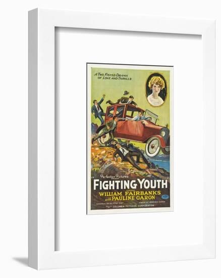 Fighting Youth - 1925-null-Framed Giclee Print