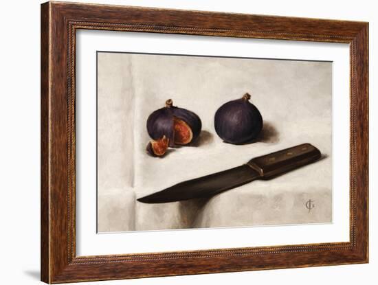 Figs and Knife-James Gillick-Framed Premium Giclee Print