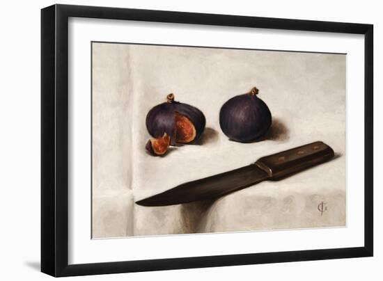 Figs and Knife-James Gillick-Framed Premium Giclee Print