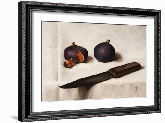 Figs and Knife-James Gillick-Framed Premium Giclee Print