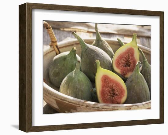 Figs in a Baskest-Michelle Garrett-Framed Photographic Print