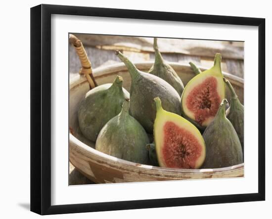 Figs in a Baskest-Michelle Garrett-Framed Photographic Print