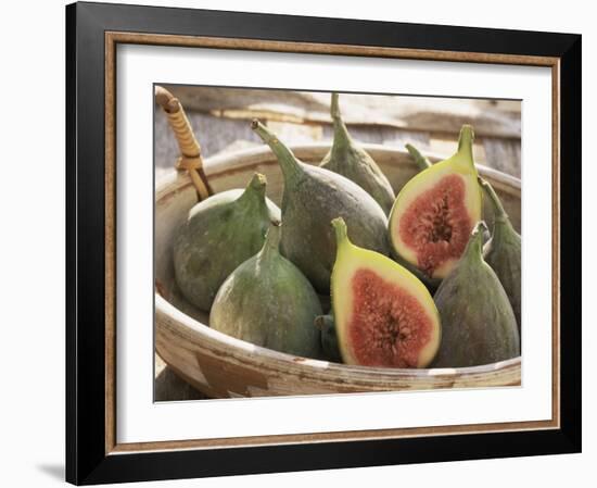 Figs in a Baskest-Michelle Garrett-Framed Photographic Print