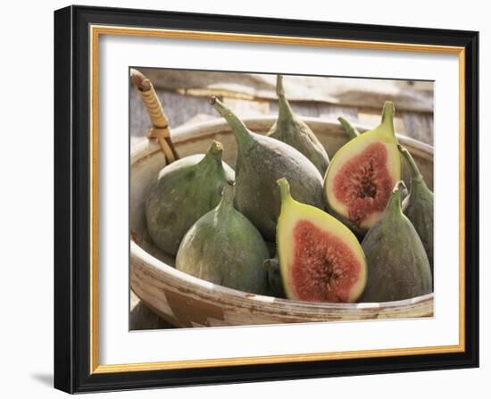 Figs in a Baskest-Michelle Garrett-Framed Photographic Print