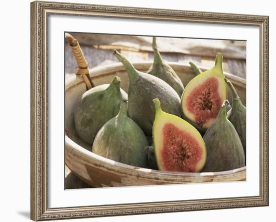 Figs in a Baskest-Michelle Garrett-Framed Photographic Print