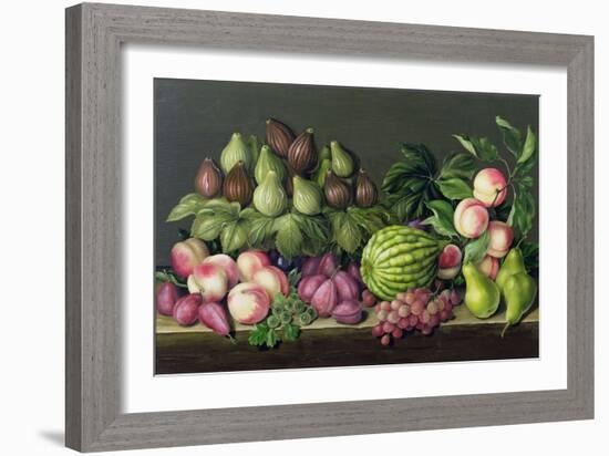 Figs, Melon and Gooseberries, 1998-Amelia Kleiser-Framed Giclee Print