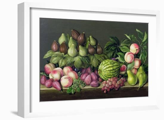 Figs, Melon and Gooseberries, 1998-Amelia Kleiser-Framed Giclee Print