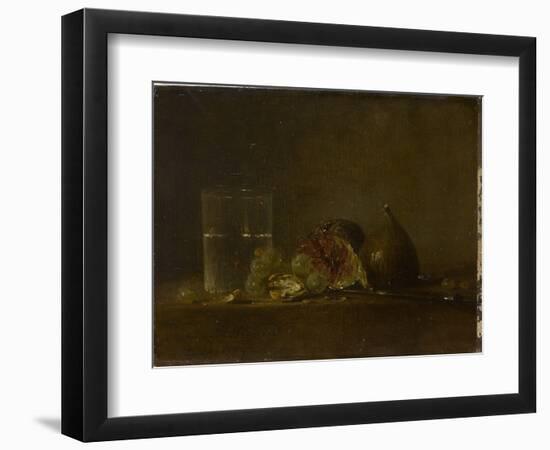 Figues, noix, raisins et verre d'eau-Zacharie Zakarian-Framed Giclee Print