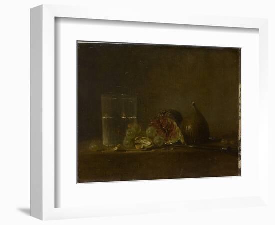 Figues, noix, raisins et verre d'eau-Zacharie Zakarian-Framed Giclee Print