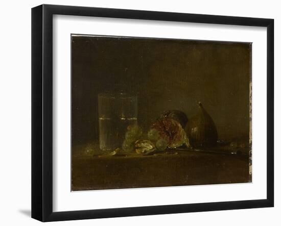 Figues, noix, raisins et verre d'eau-Zacharie Zakarian-Framed Giclee Print