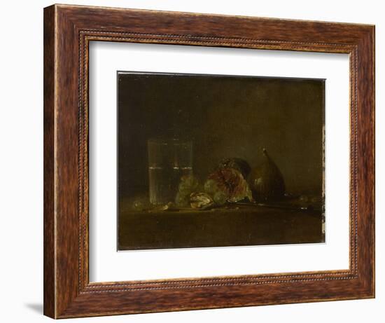 Figues, noix, raisins et verre d'eau-Zacharie Zakarian-Framed Premium Giclee Print