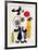 Figur Gegen Rote Sonne II, c. 1950-Joan Miro-Framed Art Print