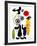 Figur Gegen Rote Sonne II, c. 1950-Joan Miro-Framed Art Print