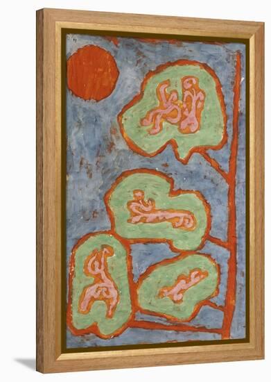 Figurative Leaves; Figurale Blatter-Paul Klee-Framed Premier Image Canvas