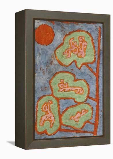 Figurative Leaves; Figurale Blatter-Paul Klee-Framed Premier Image Canvas