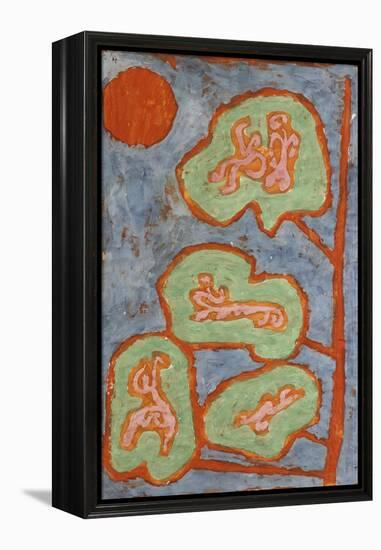 Figurative Leaves; Figurale Blatter-Paul Klee-Framed Premier Image Canvas