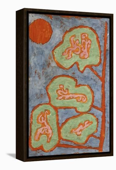 Figurative Leaves; Figurale Blatter-Paul Klee-Framed Premier Image Canvas