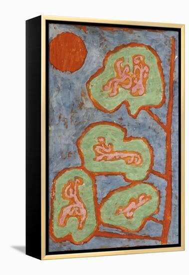 Figurative Leaves; Figurale Blatter-Paul Klee-Framed Premier Image Canvas