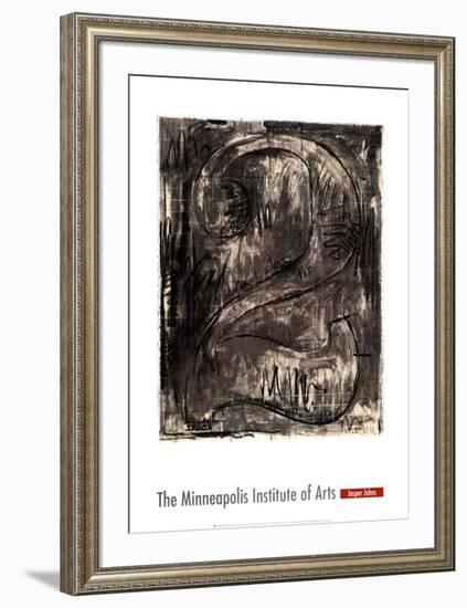 Figure 2, 1963-Jasper Johns-Framed Art Print