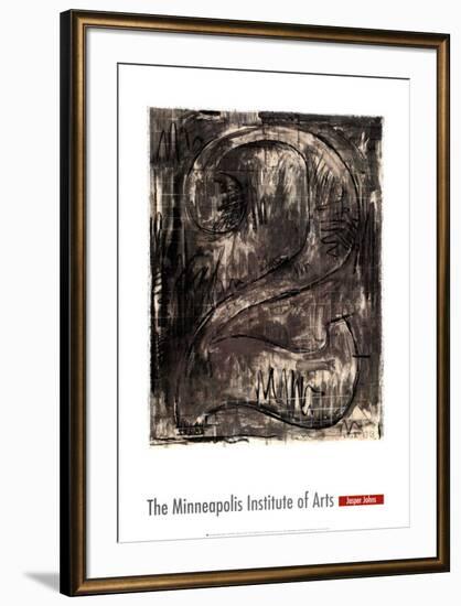 Figure 2, 1963-Jasper Johns-Framed Art Print