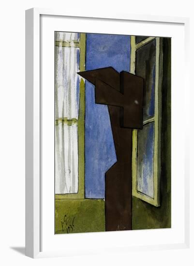 Figure at a Window-Julio González-Framed Giclee Print