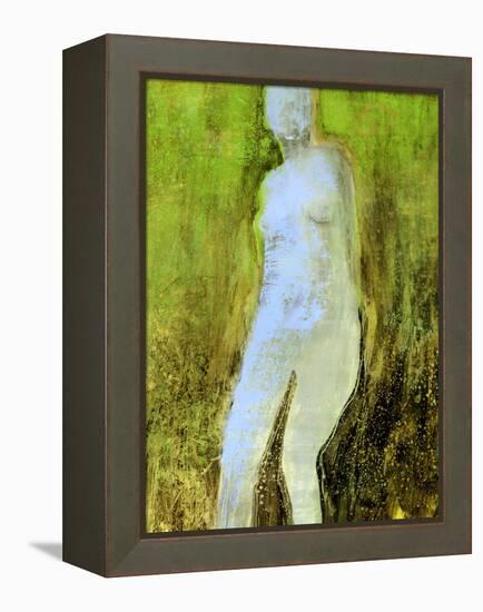 Figure Blue-Lou Wall-Framed Premier Image Canvas