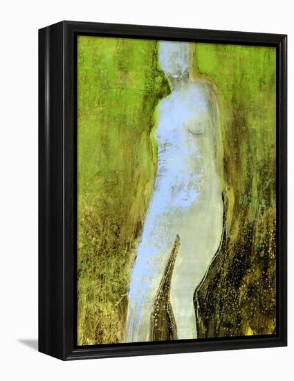 Figure Blue-Lou Wall-Framed Premier Image Canvas