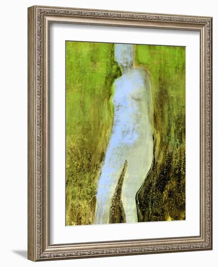 Figure Blue-Lou Wall-Framed Giclee Print