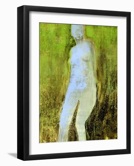 Figure Blue-Lou Wall-Framed Giclee Print