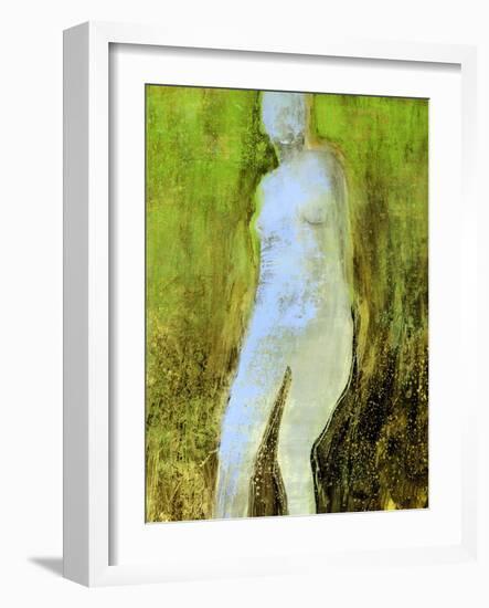 Figure Blue-Lou Wall-Framed Giclee Print