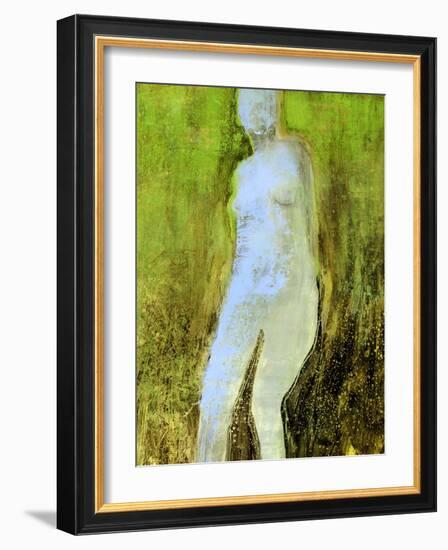 Figure Blue-Lou Wall-Framed Giclee Print