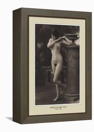 Figure, Column, Vase-null-Framed Stretched Canvas