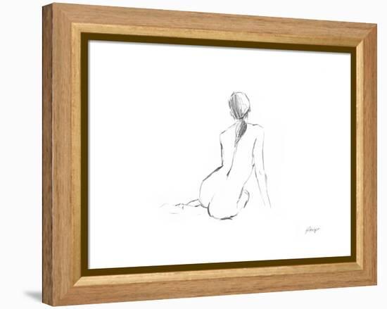 Figure Contour II-Ethan Harper-Framed Stretched Canvas