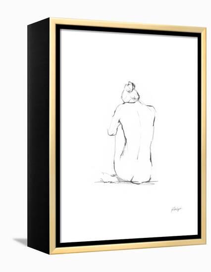 Figure Contour IV-Ethan Harper-Framed Stretched Canvas