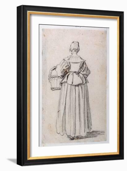 Figure Facing Backwards-Jacques Callot-Framed Giclee Print