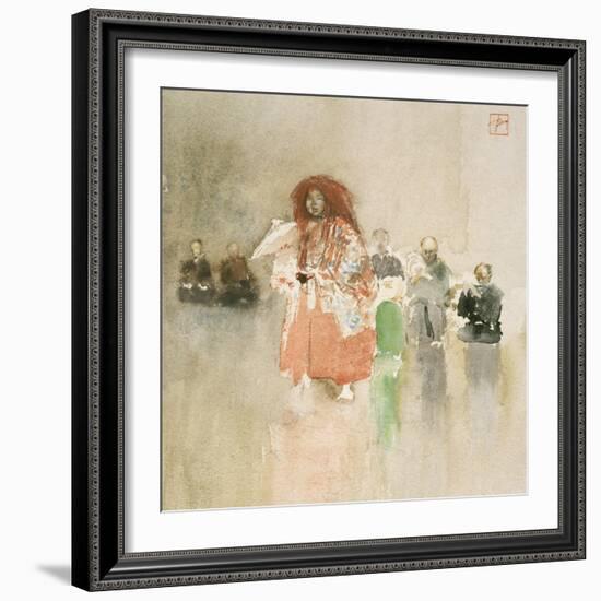 Figure in Red, C.1891-Robert Frederick Blum-Framed Giclee Print