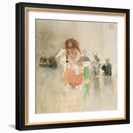 Figure in Red, C.1891-Robert Frederick Blum-Framed Giclee Print