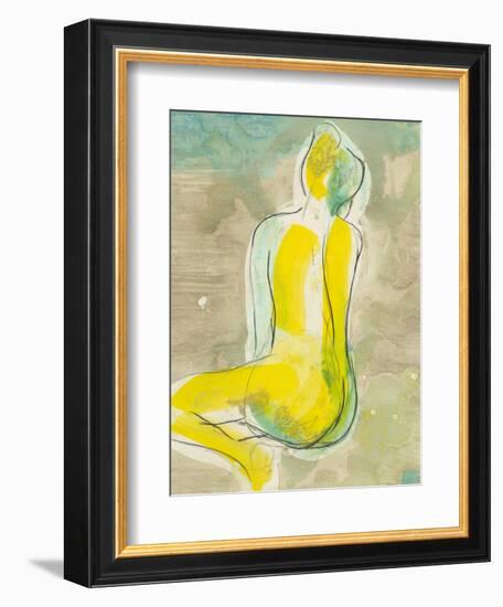 Figure in Relief II-Jennifer Goldberger-Framed Art Print