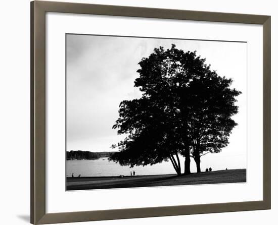 Figure in the Distance in Landscape-Sharon Wish-Framed Photographic Print