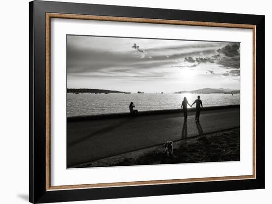 Figure in the Distance in Landscape-Sharon Wish-Framed Photographic Print