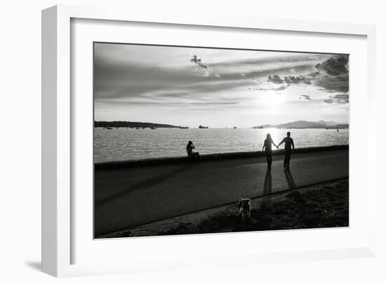 Figure in the Distance in Landscape-Sharon Wish-Framed Photographic Print