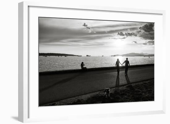 Figure in the Distance in Landscape-Sharon Wish-Framed Photographic Print